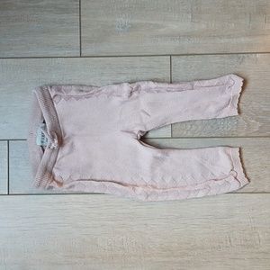 Fixoni Knit Pink Pants Leggings Size 3m